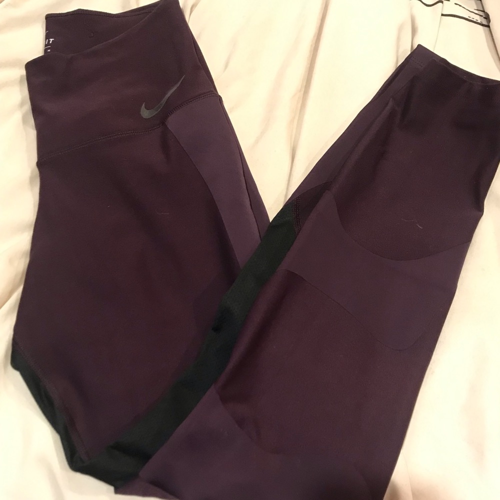 Purple Nike Dri-Fit Leggings